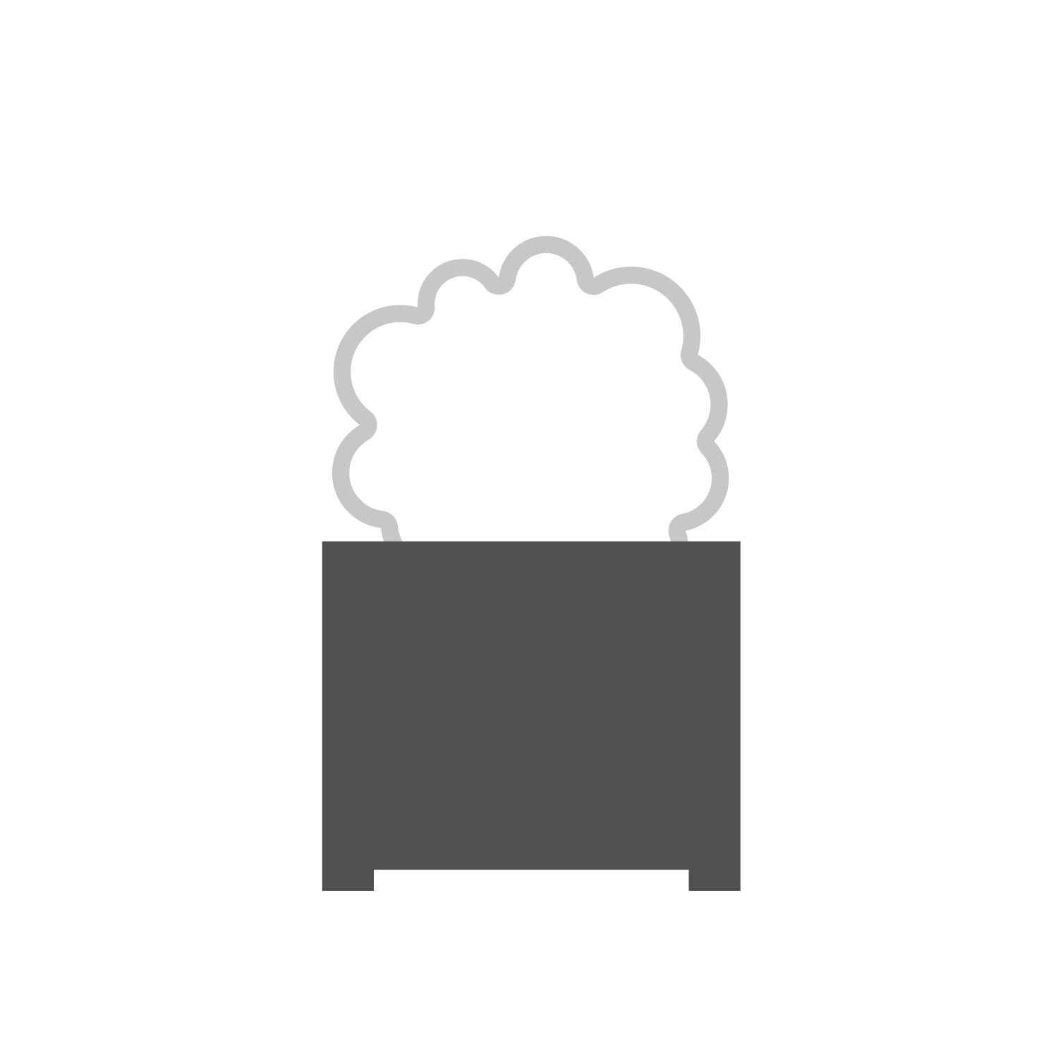  Jardinieră din oțel Corten