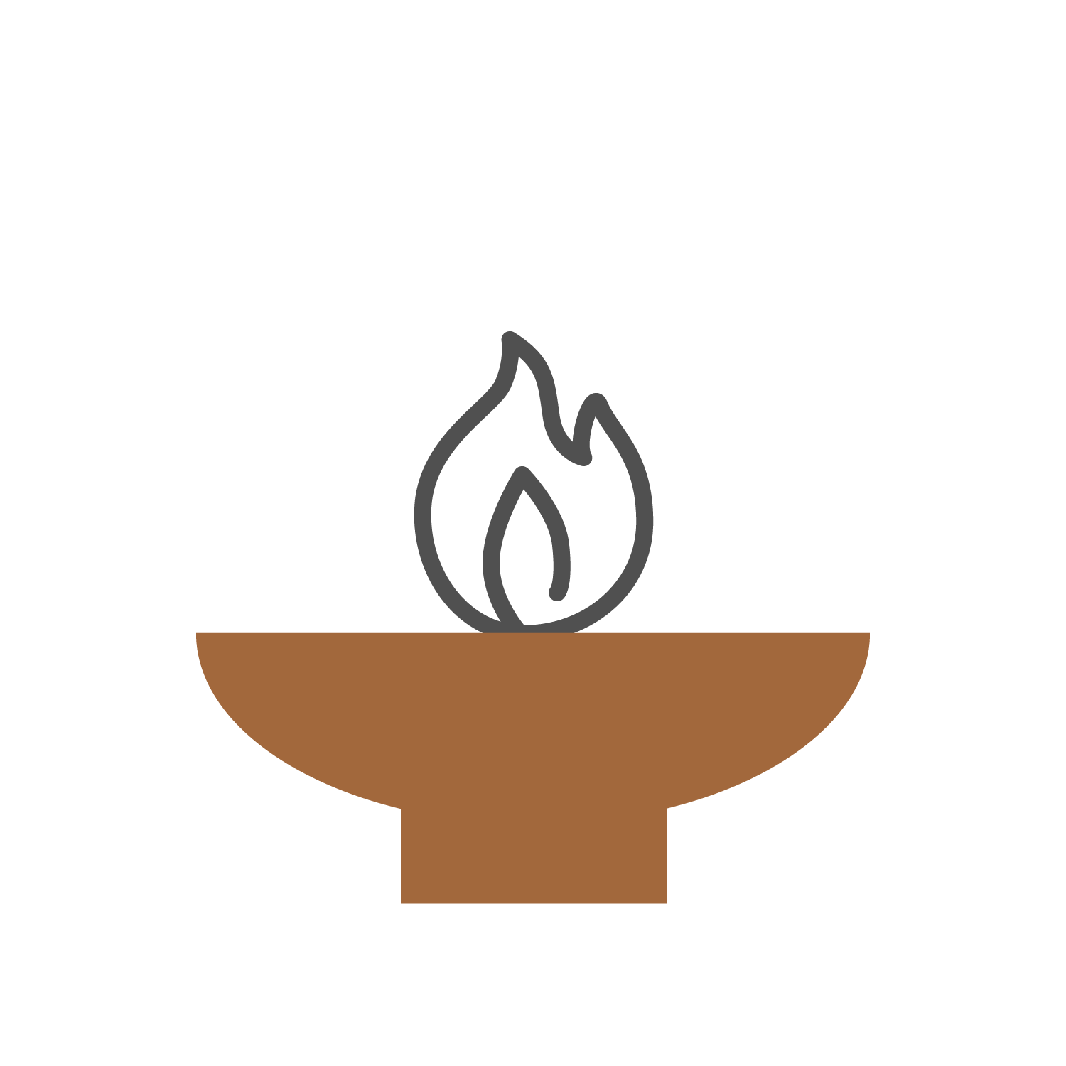  Vas de foc din oțel Corten