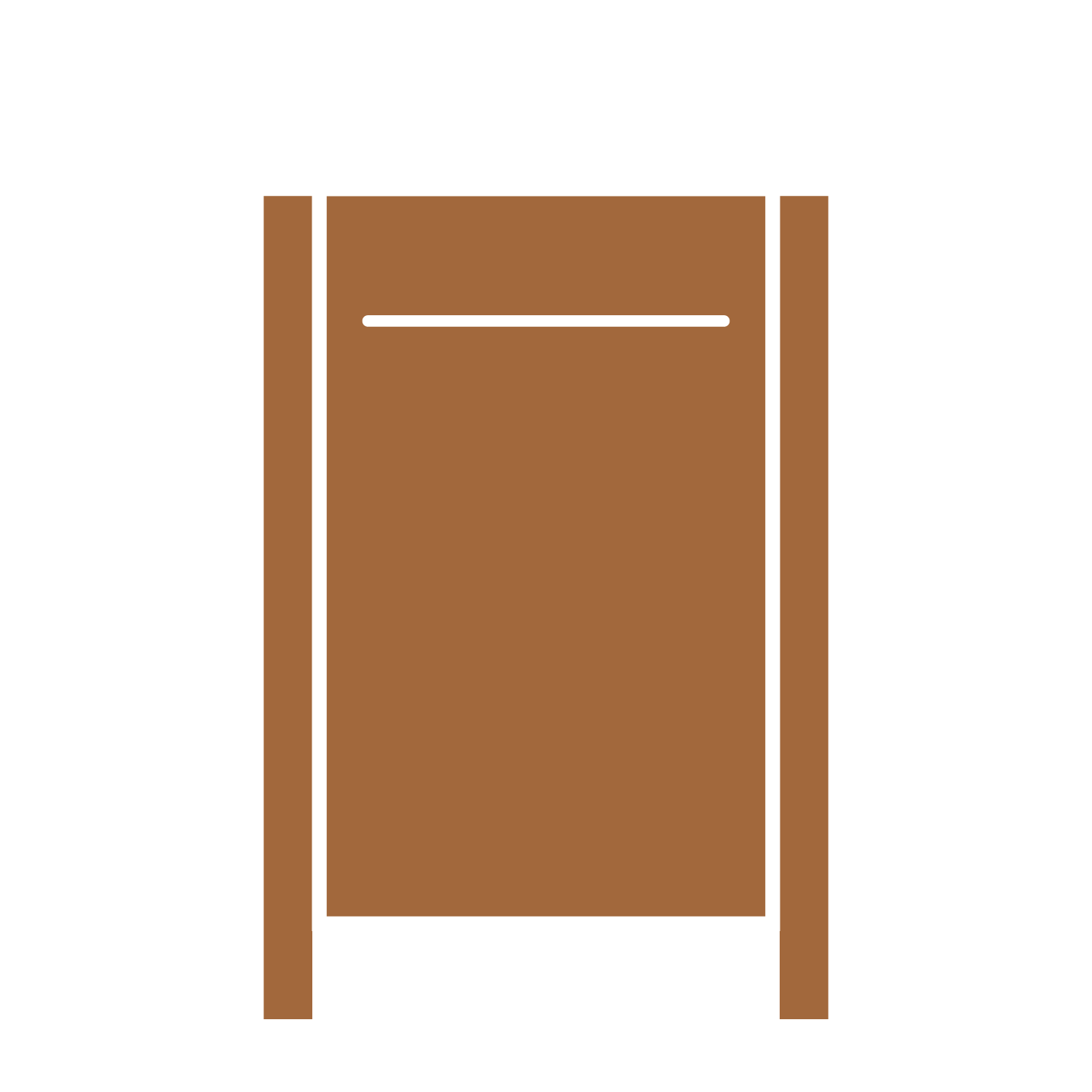  Cutie poștală din oțel Corten