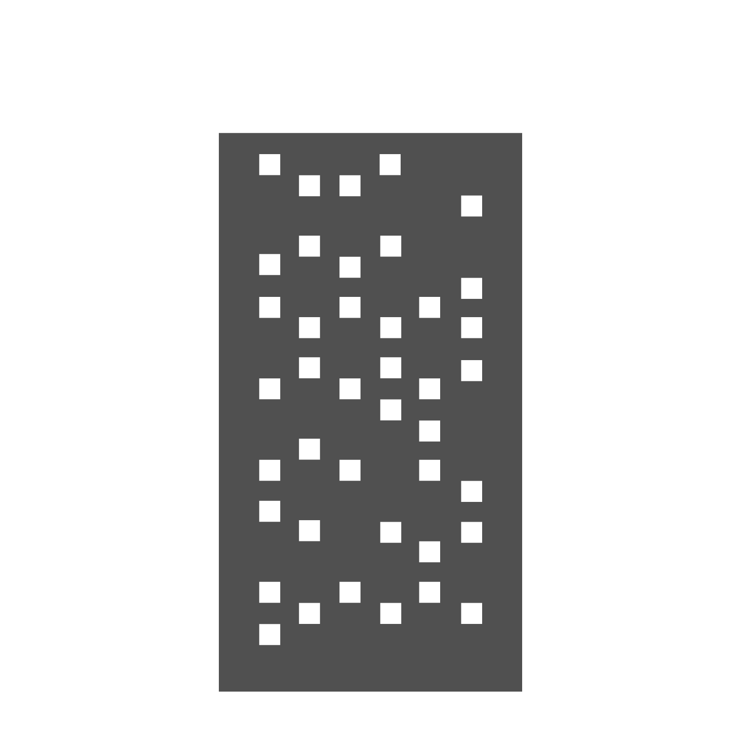  Paravan de confidențialitate din oțel Corten