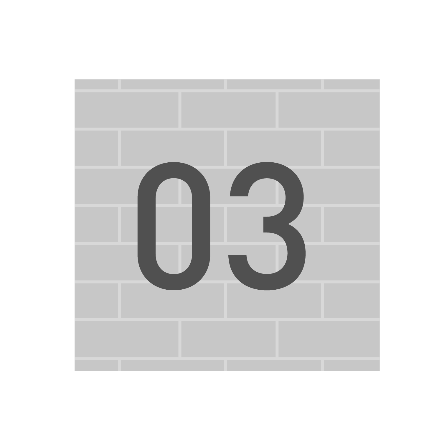  Numere de casă pentru montare pe perete - Modern