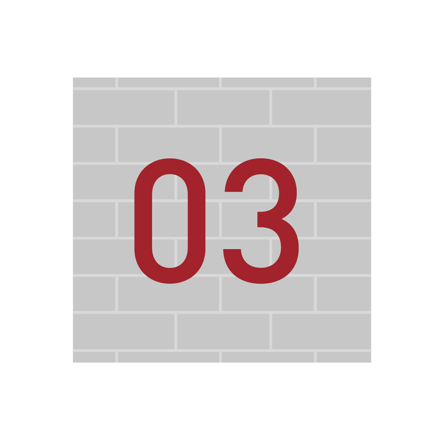  Numere de casă pentru montare pe perete - Modern