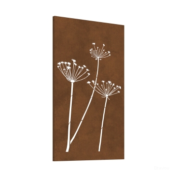 Panou din oțel Corten, aspect natural