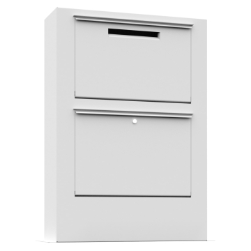 Cutie poștală pentru colete, albă, Cora