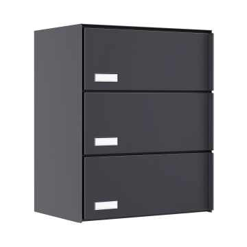 Cutie poștală Oslo pentru trei, antracit.