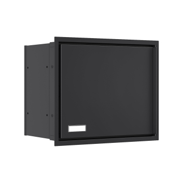 Cutie poștală încorporabilă Stockholm, negru.