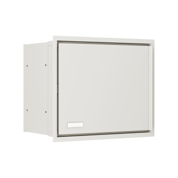 Cutie poștală încorporabilă Stockholm, albă.