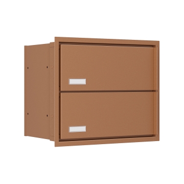 Cutie poștală încorporabilă Stockholm for Two, aspect rugină