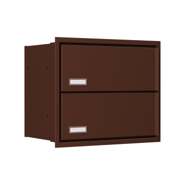 Cutie poștală încorporabilă Stockholm for Two, maro