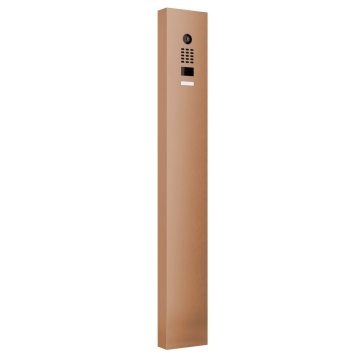 Interfon cu picior Smart Doorbird D1101V, aspect bronz.
