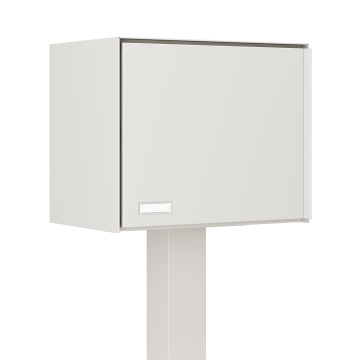 Cutie poștală model Copenhaga, culoare alb.