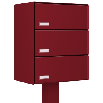 Cutie poștală model Copenhaga, pentru trei locatari, Rot