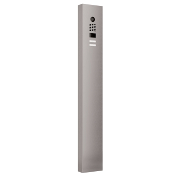 Interfon inteligent cu picior, aspect inox, compatibil cu Doorbird D1102V