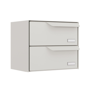 Cutie poștală Amsterdam pentru două familii, albă