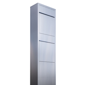 Cutie poștală dublă Big Box, inox