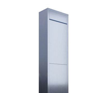 Cutie poștală Torrent din inox, cu preluare din spate.