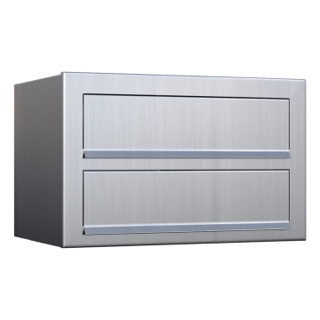 Cutie poștală Cube pentru doi, din inox