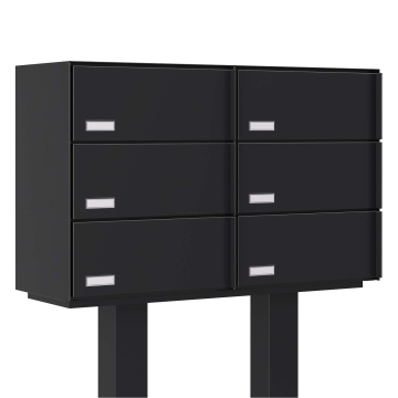 Cutie poștală Kopenhagen pentru șase, negru | V