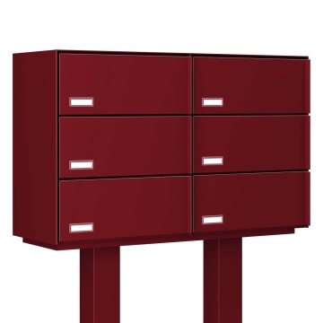 Cutie Poștală Kopenhagen pentru Șase Roșu | V