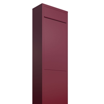 Cutie poștală mare, roșie, pentru exterior.