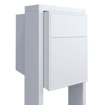 Cutie poștală mare, model Flag, Albă