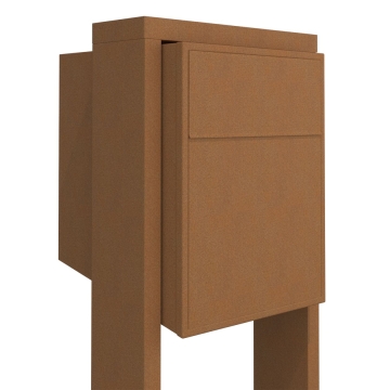 Cutie poștală verticală Big Flag, aspect rugină