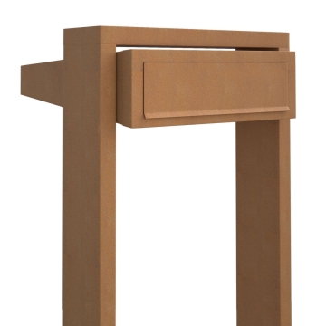 Cutie poștală de exterior, scară, rugină