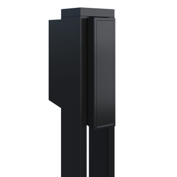 Cutie poștală cu picior, neagră.