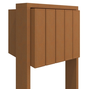 Cutie poștală Flag for Five, inox.