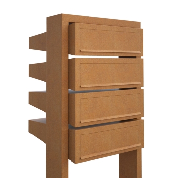 Cutie poștală cu scări pentru patru Rost-uri