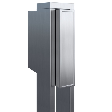 Cutie poștală cu steag, din inox