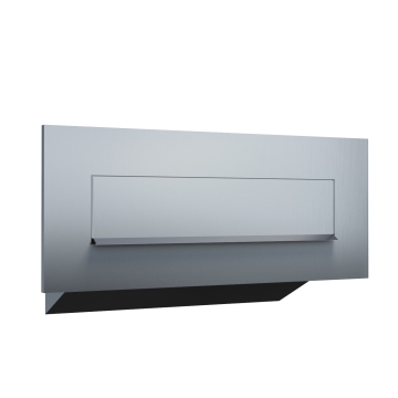 Cutie poștală Nova din inox, cu montare în zid.