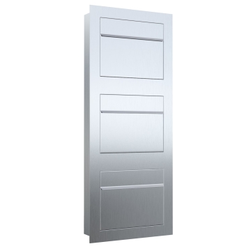 Cutie poștală încorporabilă Sora for Three, din inox