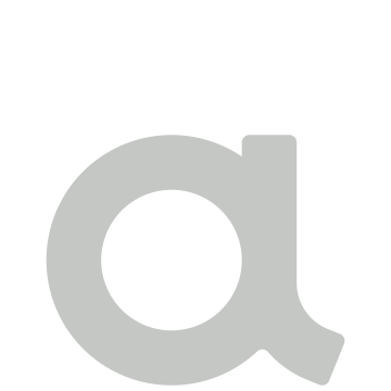 Număr casă autoadeziv "a" - 76 mm, gri deschis.