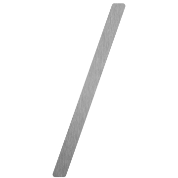 Număr de casă autoadeziv "Slash" - 152 mm, inox