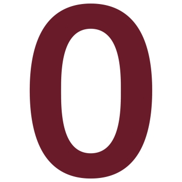 Numărul casei ''0'' Roșu