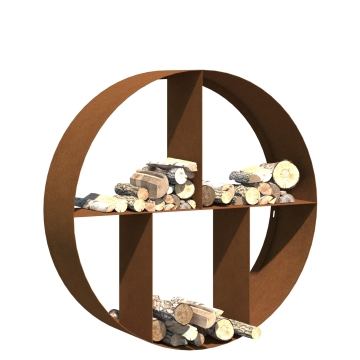 Suport lemn de foc, magazie pentru lemne, model Bore