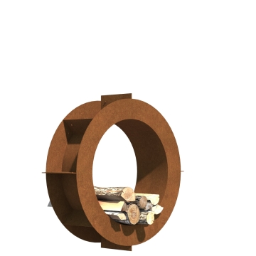 Depozit lemne dublu, suport lemne de foc, adăpost lemne pentru șemineu.