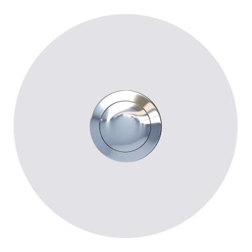 Sonerie rotundă albă