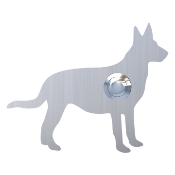 Sonerie cu lanț pentru câine, model "Emma", inox