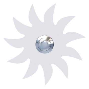 Sonerie albă, model Soare