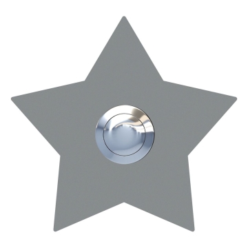 Sonerie Stea Gri Metalizat