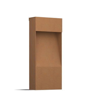 Lumină de exterior "Medium Bloc" Rugină