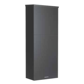 Cutie poștală pentru colete Nepi, gri grafit | ridicare din spate