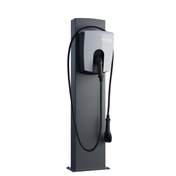 Suport universal FlexiMount pentru stație de încărcare, cu placă de bază, antracit.