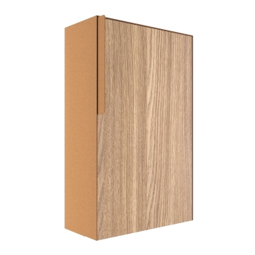 Cutie poștală Faro, aspect rugină cu front decor lemn.