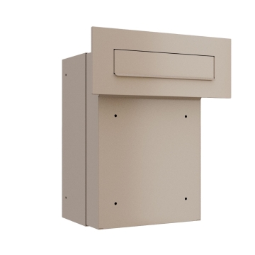 Cutie poștală Dante bej, cu montare în zid.