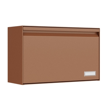 Cutie poștală de perete Postino, aspect rugină.