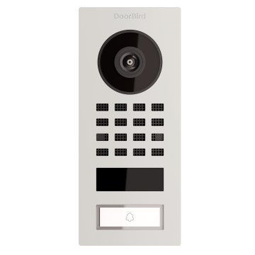 Interfon de exterior inteligent Smart-ON Doorbird D1101V Alb