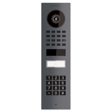 Interfon de exterior Smart-ON Doorbird D1101KV cu modul tastatură, antracit.